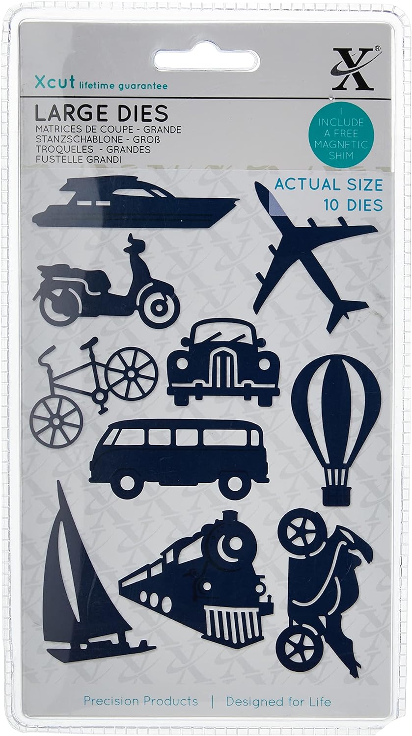 Xcut Large Dies - Planes Trains & Automobiles