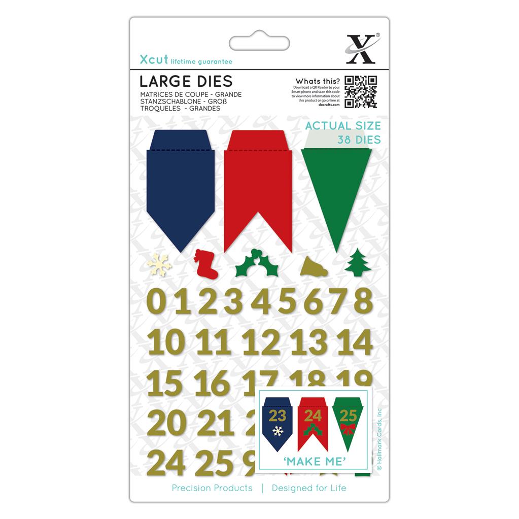 Xcut Large Dies - Advent Bunting