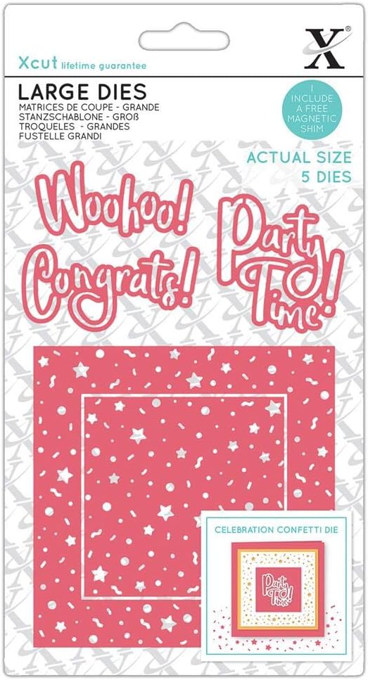 Xcut Large Dies - Confetti Card