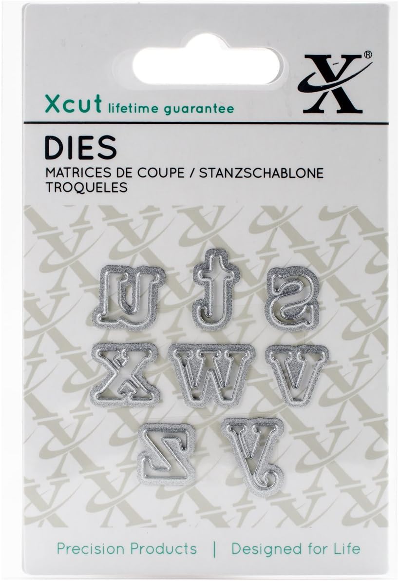 Xcut Mini Dies - Serif Alphabet (s to z)