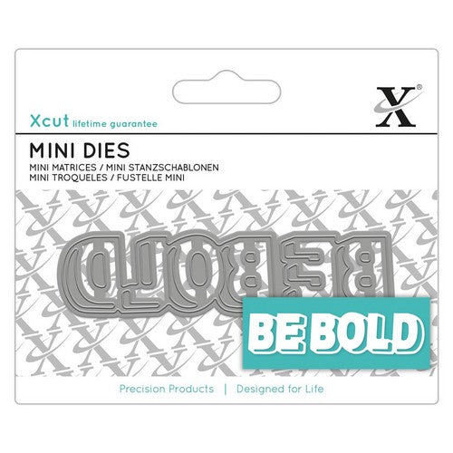 Xcut Mini Sentiment Dies - Be Bold