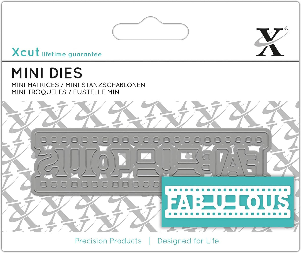 Xcut Mini Sentiment Dies - Fab-u-lous!