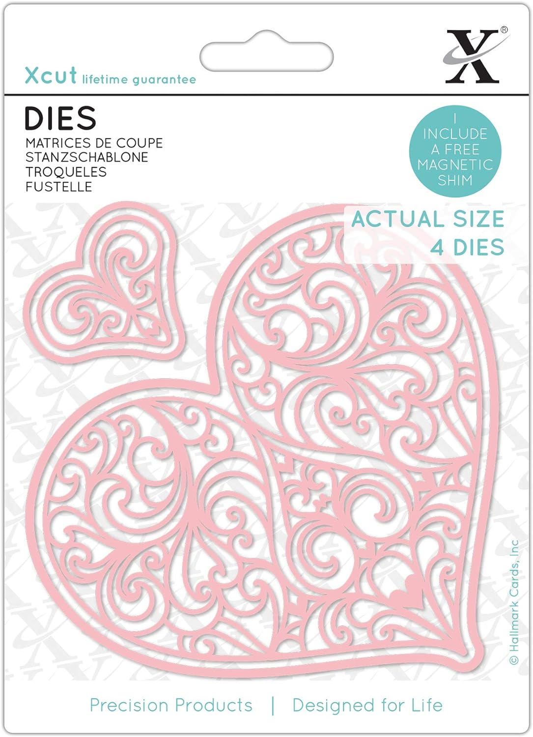 Xcut Dies - Hearts Swirls