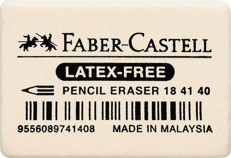 faber-castell white soft natural eraser