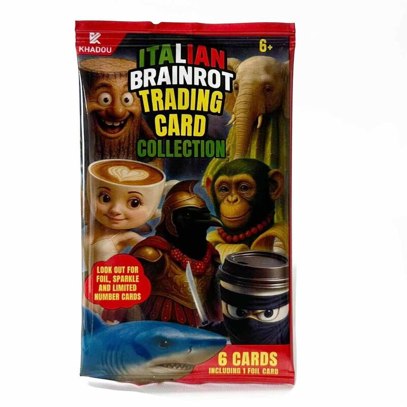 Italian Brainrot Trading Cards Pack (6pk)