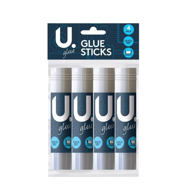 U.Glue 10g Glue Sticks (4pk)